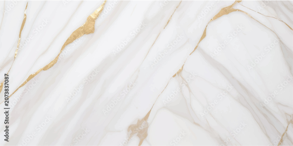 Naklejka premium Luxury beige marble texture background with gold veins for interior design and wall cladding. natural marble stone texture featuring elegant golden, tan veins flowing across a creamy white background