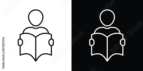Photos Book open reader icon