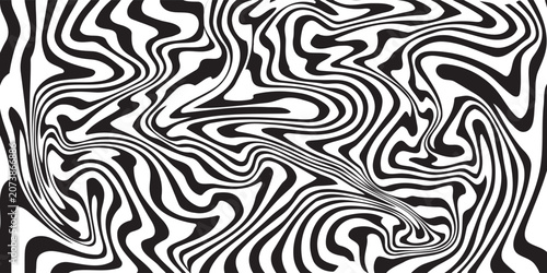 Tableau sur toile Psychedelic lines