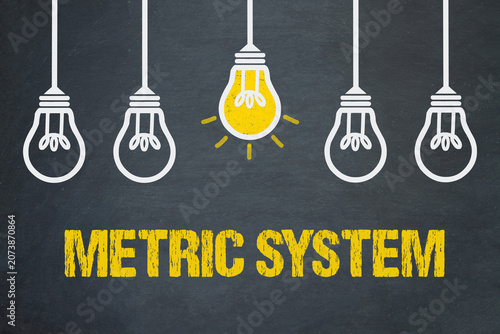 Cuadro en lienzo Metric System