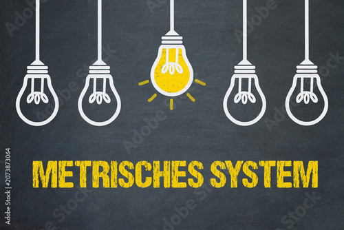 Tableau sur toile Metrisches System