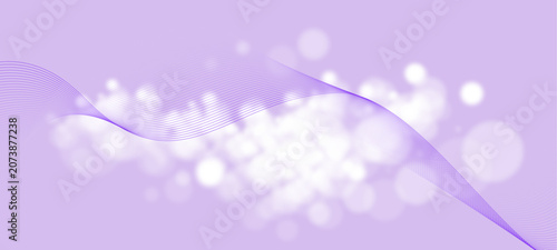 Bild auf Leinwand Abstract blue background with bubbles and snowflakes abstract pink background wi