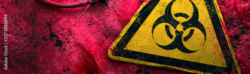 Biohazard Warning Sign: A s...
