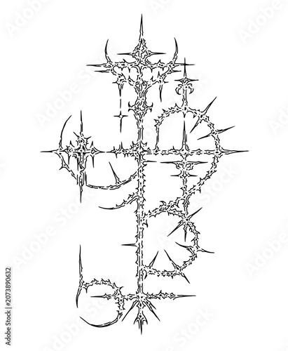 Cybersigilidm tribal tattoo