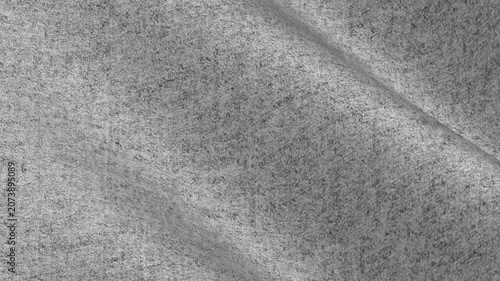 Italian Heather Gray Wool Cashmere Coating Fabric cascading in heavy soft waves of premium warm tailored material for luxury winter outerwear coats
