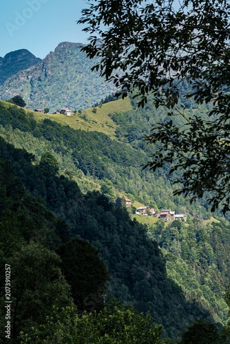 mountain village in the mountains