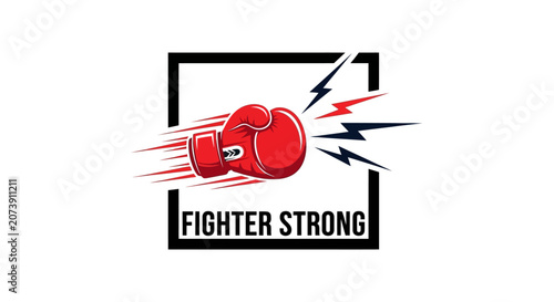 Obraz na plátně FIGHTER STRONG