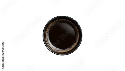 Hot Espresso Coffee Isolated on Transparent Background