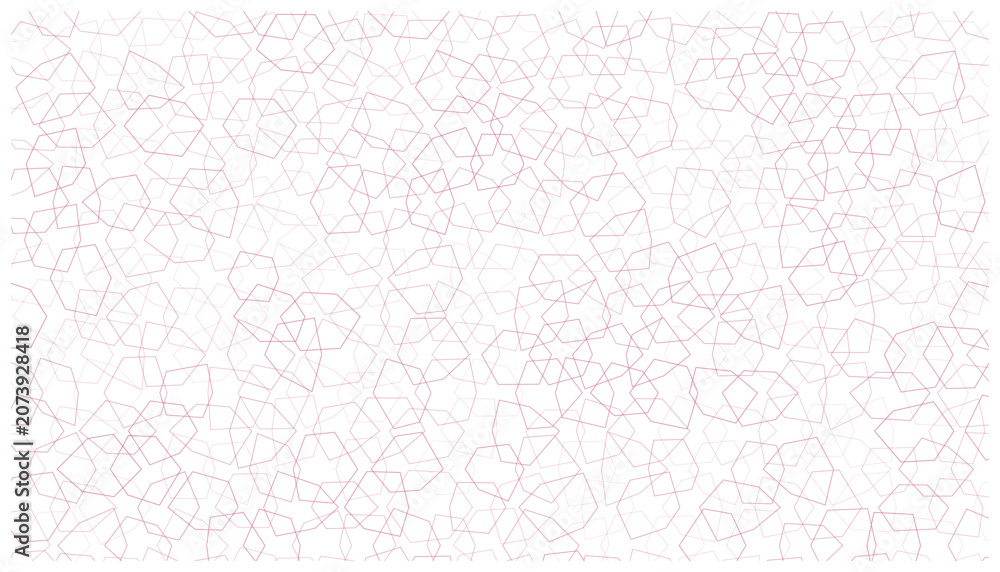 Obraz premium Subtle geometric pattern background with delicate pink polygons.