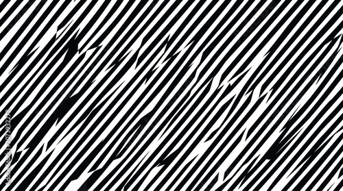 Photography Abstract zebra stripe pattern with diagonal lines, monochrome animal print textu