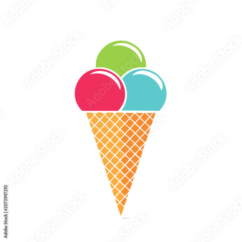 Abstract colorful geometric icon vector