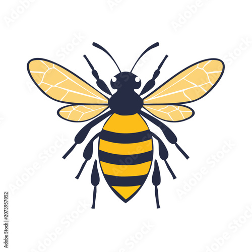 Flat vector illustration of a butterfly