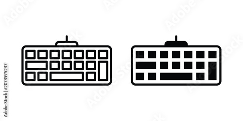 Tableau sur toile Keyboard icon