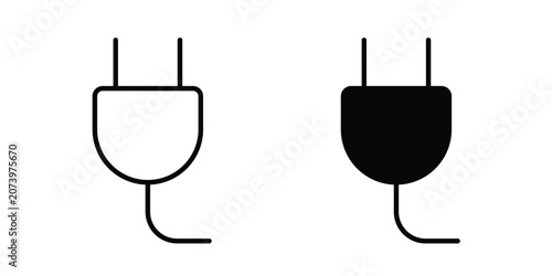 Cuadro en lienzo Plug icon