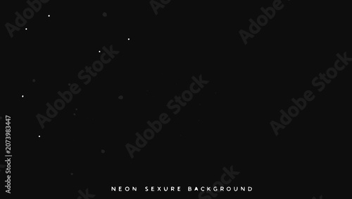 Foto Black background with scattered white points resembling a starry night sky textu