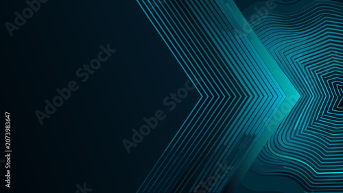 Parallel line pattern with teal and navy gradients a modern abstract vector background alignment aqua