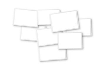 Photo card album collage mockup for displaying your photos