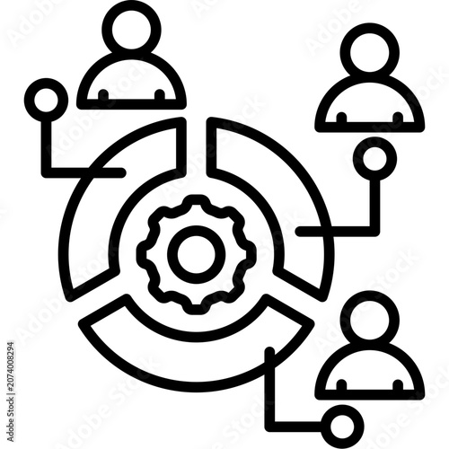 Foto Segmentation Icon