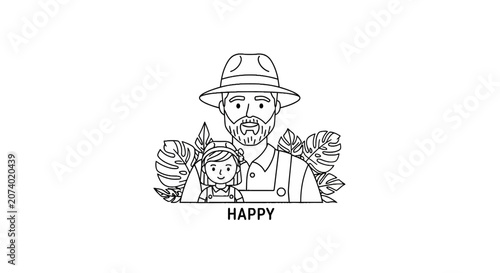 Smiling man with beard and hat.