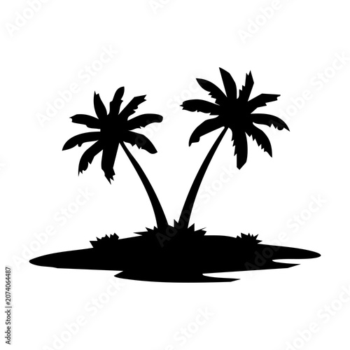 palm tree silhouette