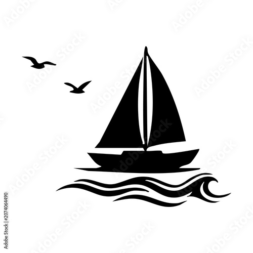 sailing ship silhouette