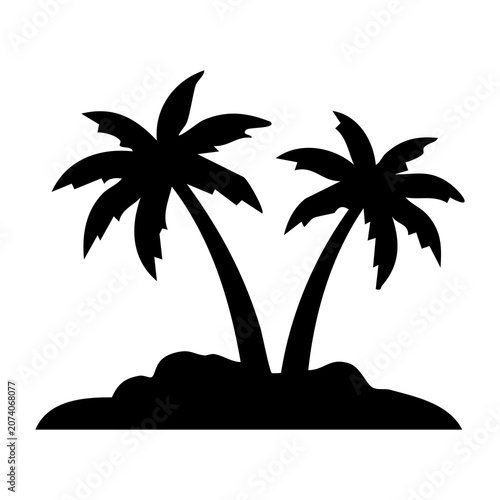 palm tree silhouette