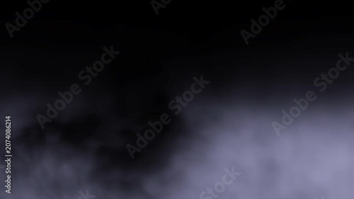 Cinematic purple smoke and fog drifting across a black background for vfx overlays and atmospheric backgrounds in mysterious or spooky video projects