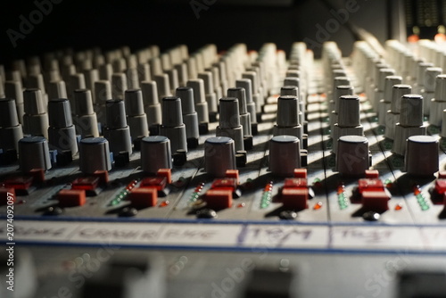 Fényképezés audio mixer