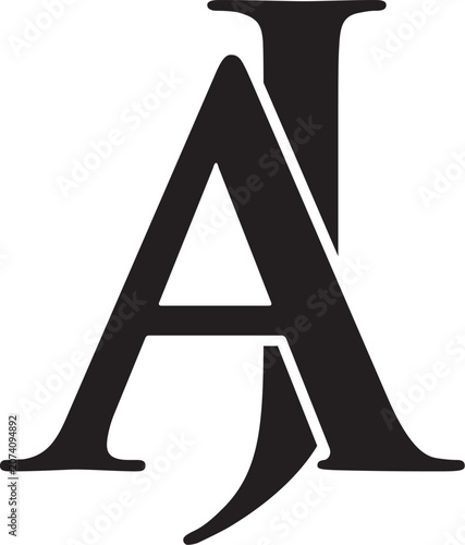aj vector logo