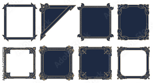 Ornate Decorative Borders and Frames Collection