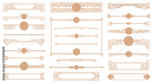 Ornate Decorative Elements Collection