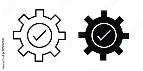 Obraz na plátně Easy installation icon