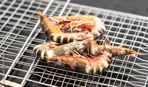 Fotografía Grilled shrimp, perfectly seasoned and flame-kissed, delivers smoky, juicy, tender seafood bursting with irresistible flavor and freshness