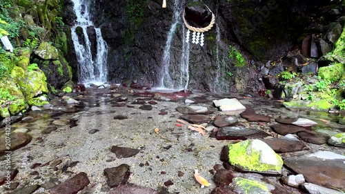 神奈川県箱根湯本で撮影した玉簾の瀧