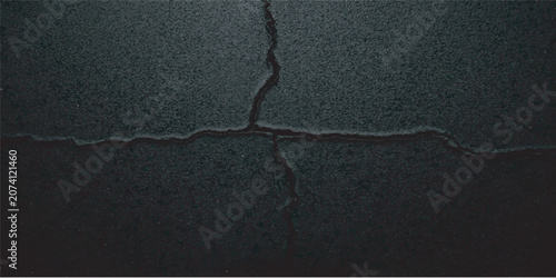 Valokuva Black and white grunge asphalt texture background with rough vintage surface pat