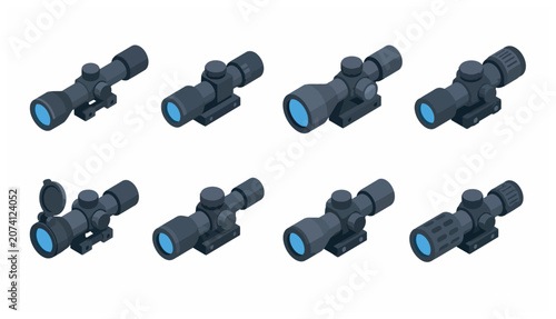 Fotografie Night Vision Rifle Scopes.