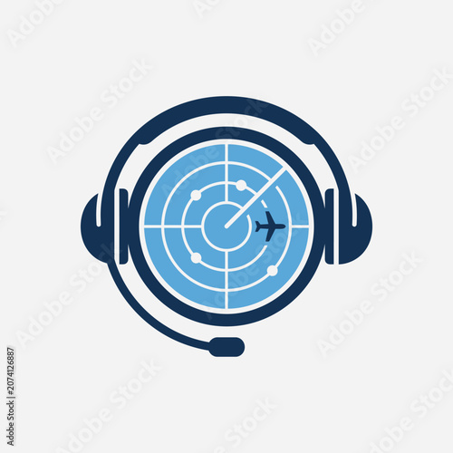 Air Traffic Control Radar Headset System.