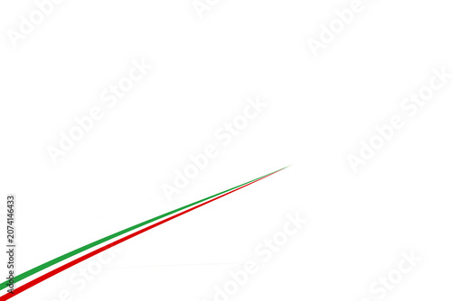 Easily Extractable Modern abstract background inspired by the national flag colors of Iran featuring rich green, white, and red horizontal color themes with elegant geometric textures and smooth layer