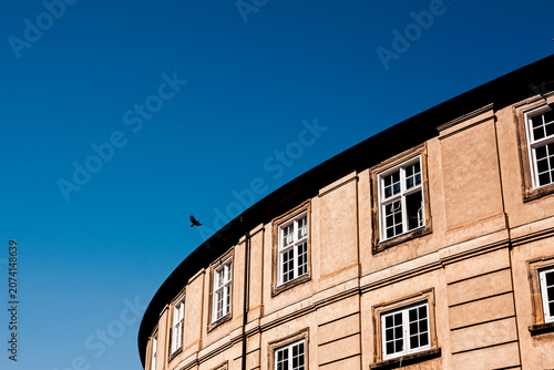Curved Facade of Royal Stables at Christiansborg Palace