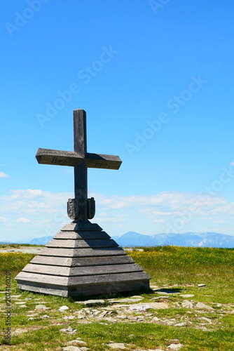 Hochwechsel Gipfelkreuz, Niederösterreich, Steiermark 