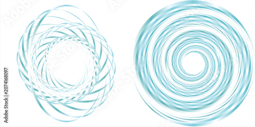 Φωτογραφία Vibrant tiffany curvy spray moving eddy surface with space for text in glowing white center