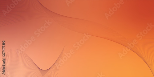 Canvastavla Digital technology accelerates connections  orange and red background  cyber nano information  abstract communication