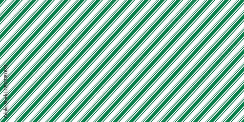 Fotografie Vintage green candy cane stripes Christmas holiday Vector Pattern