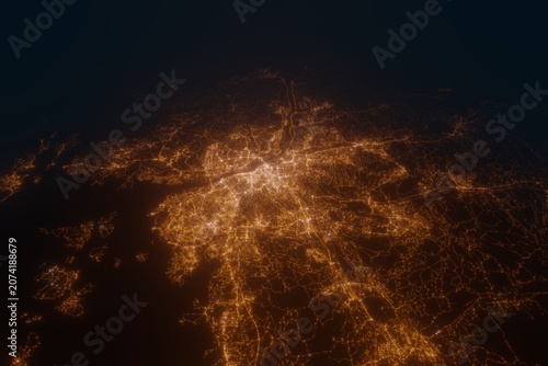 Foto Aerial view on Gothenburg (Sweden) from south