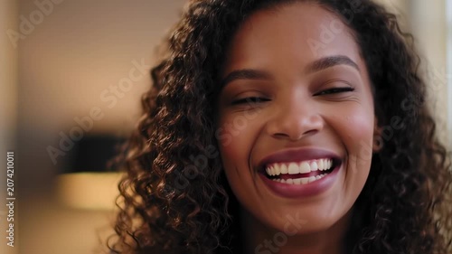 Happy woman portrait