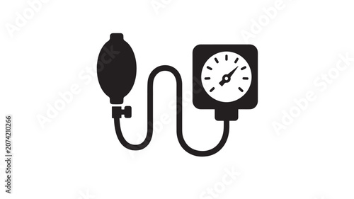 Принти на полотні Blood Pressure Monitor with Cuff and Gauge for Medical Use Featuring Healthcare,