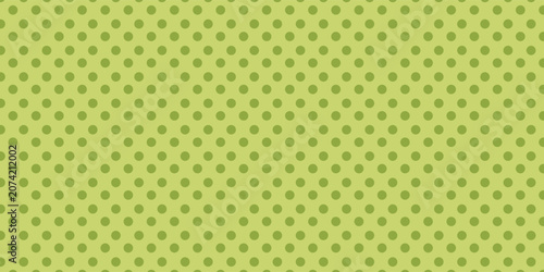 Abstract geometric retro pattern . seamless polka dot on green background . Vector pattern