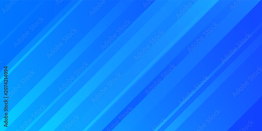 Fototapeta premium Abstract blue background with lines. Vector illustration