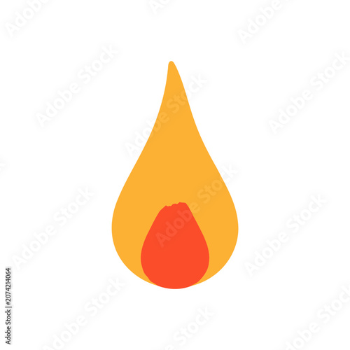 Stylized Flame Icon