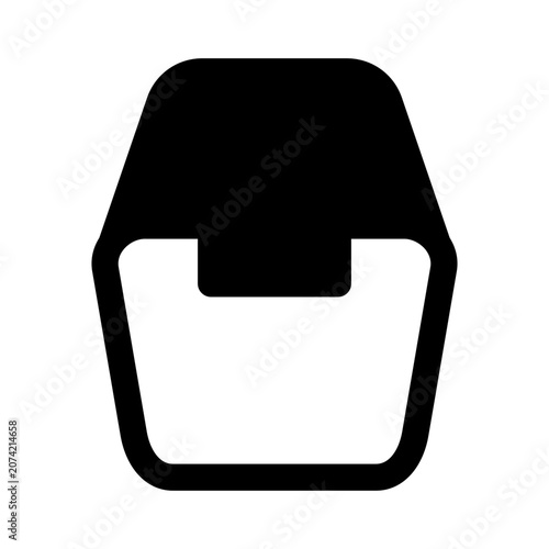 Archive Icon Vector From Web Design Set